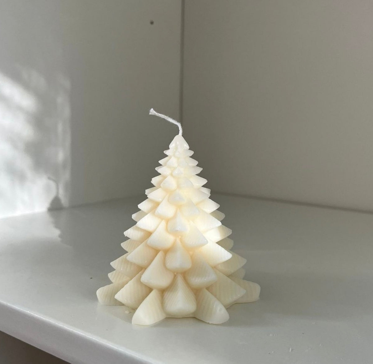 Snow Tree Candle (Medium)